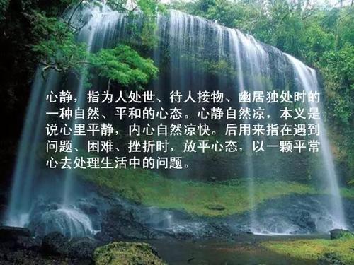 心静自然凉 高二作文500字