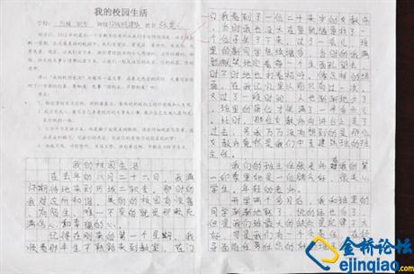 心中的美丽高中作文