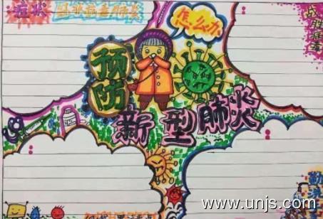 2020抗击新型肺炎疫情手抄报