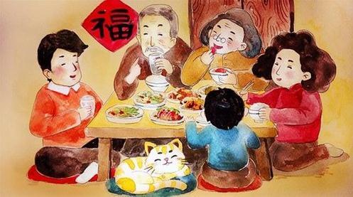 过春节的习俗