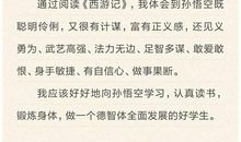 坚持，为了真正的收获 《西游记》读后感800字