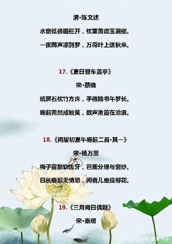 小学语文:描写夏天的好词、好句、好段,合理运用,写出满分作文 14