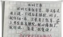 小学生零分作文走红，卷面错误百出，网友：难为改卷老师了