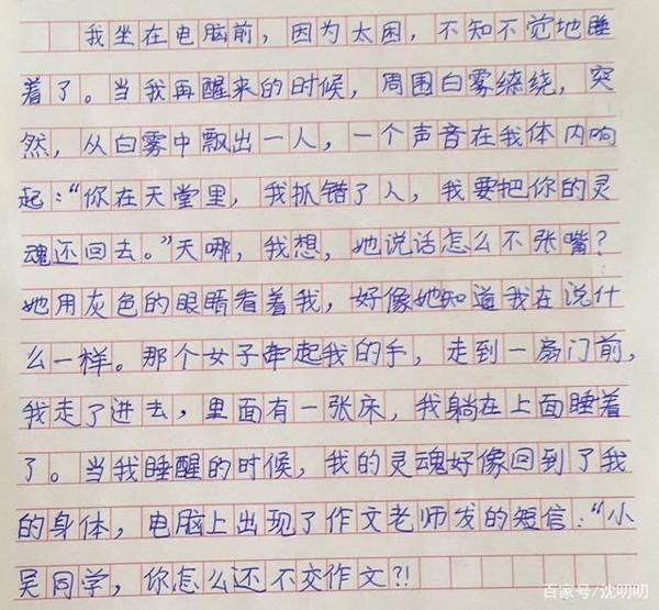 作文难!例文,教你如何进行人物描写 6
