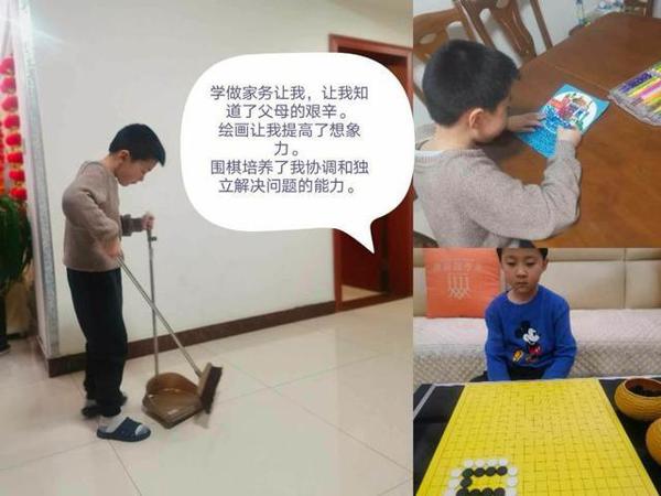 临沂金盾小学生手绘防疫故事 作文图画个个暖心 2