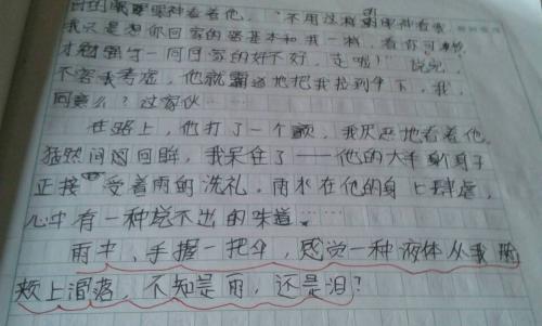 卖豆浆的阿姨-优秀写人作文700字
