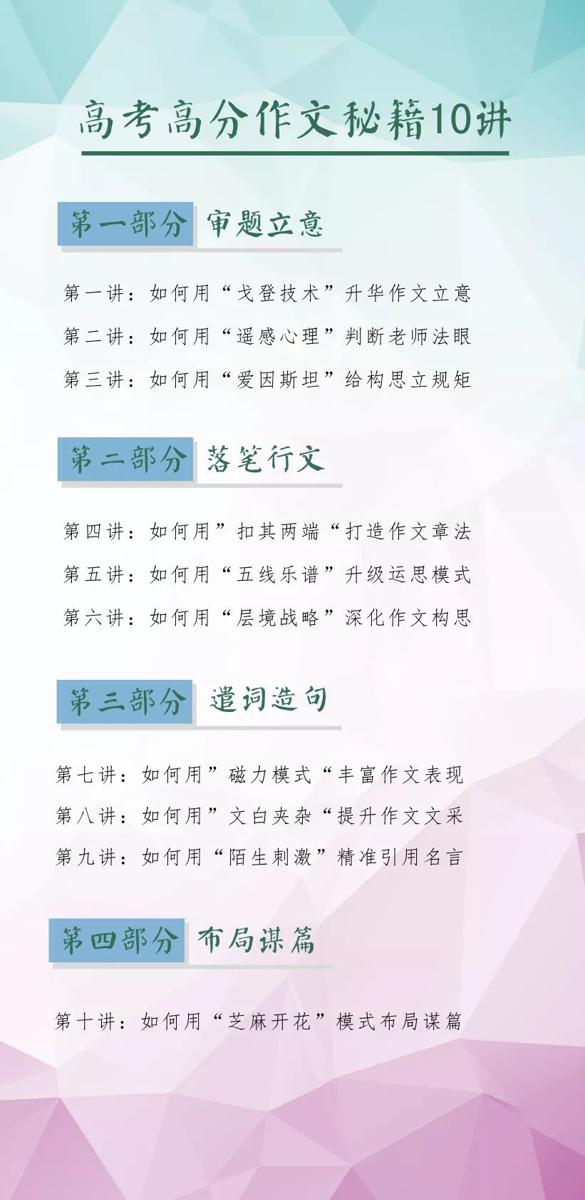 刘悦坦：高考作文这样写，抓住拿高分的关键 8