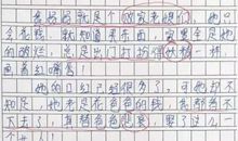 小学生爆笑作文“我的妈妈是个败家娘们”，老师已经笑得没力气了