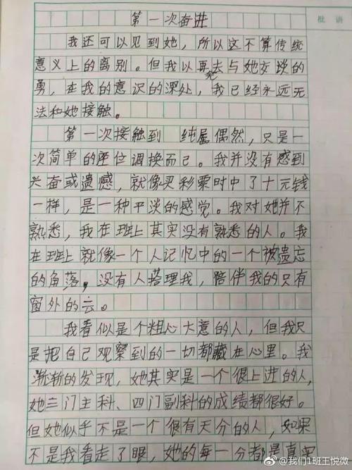 我们班女生的作文