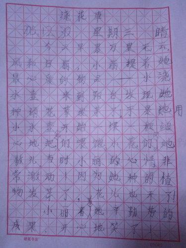 浇花 小学写事作文600字