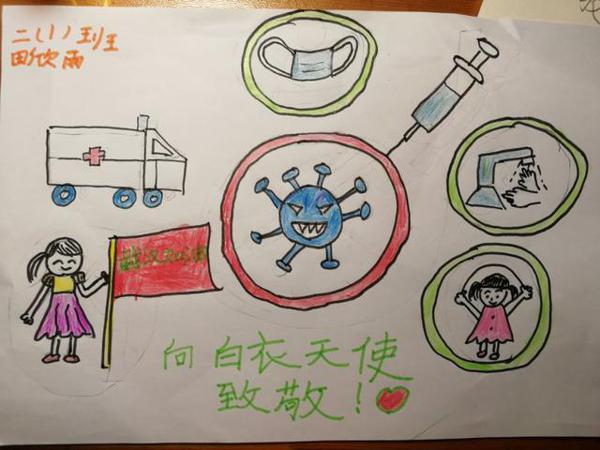 朝阳亚运村青少年创作文艺作品致敬抗疫卫士 7