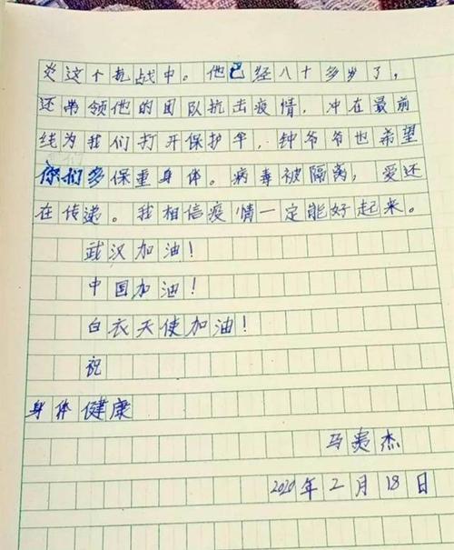 至奋战在一线人员的一封信-优秀书信作文300字