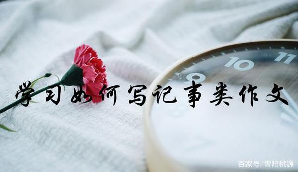 学习如何写记事类作文