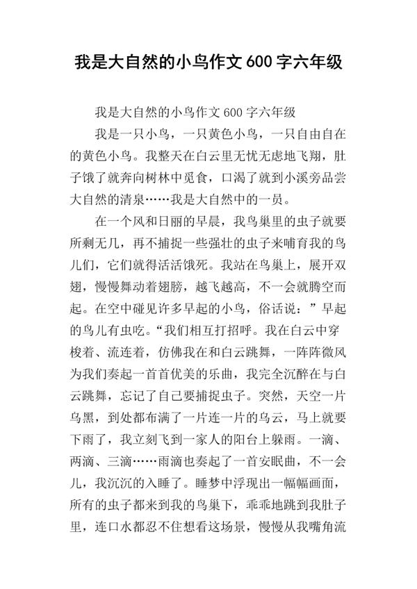 给小鸟安个家 优秀写事作文550字