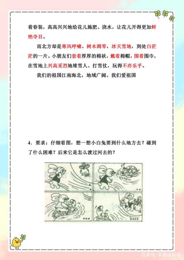 小学一二年级:100个看图说话精选范文,教孩子写好作文必备 3