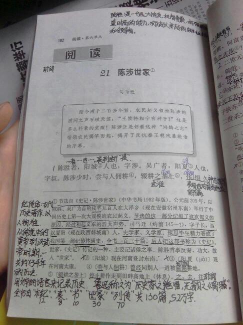 九年级陈涉这个人作文500字