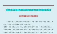 关于财务个人的年终总结范文集合五篇