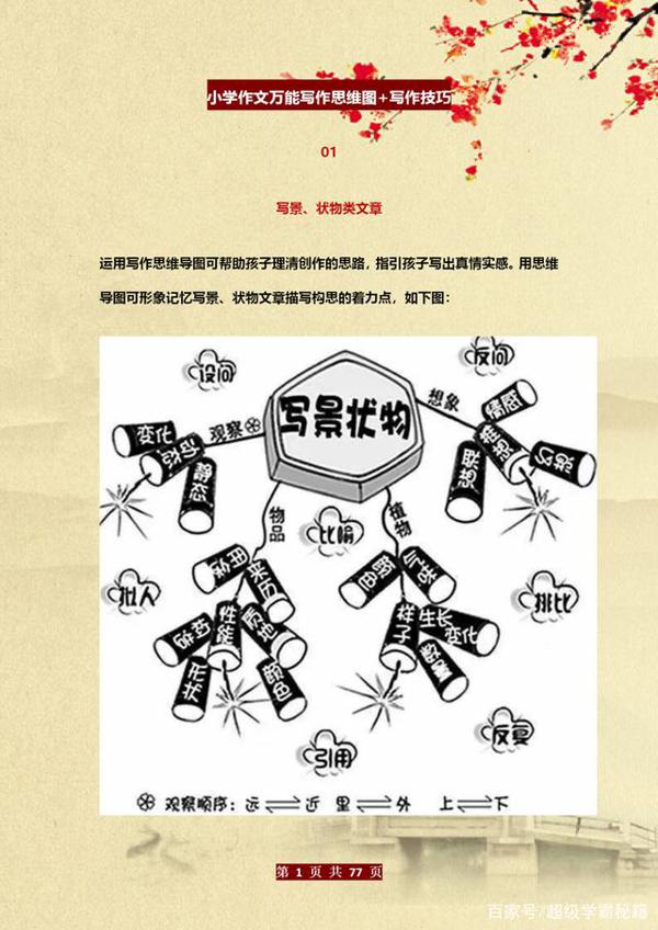 博士老爸有才:教儿子用“思维图”写作文!6年写作“一分不扣”