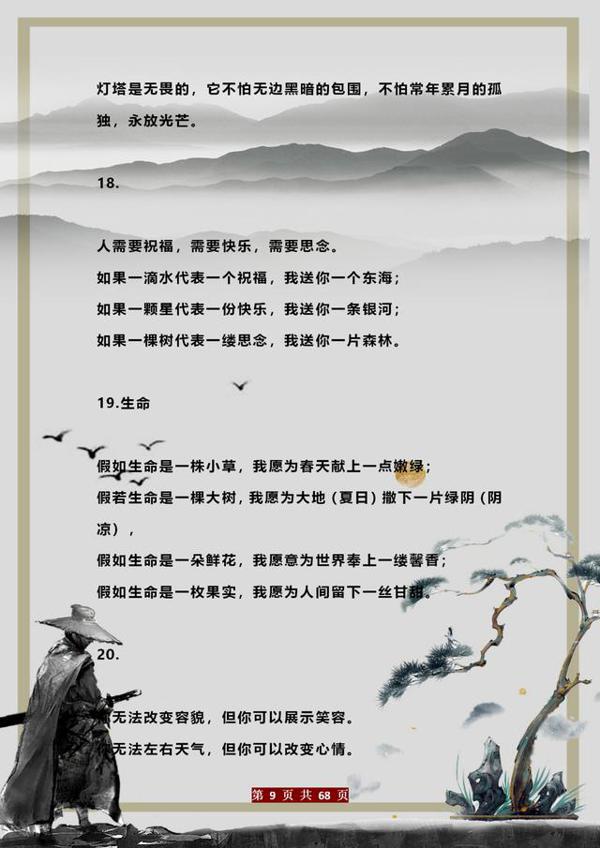 语文班主任:200句优秀排比句,打印挂墙背!“碾压”1切作文素材 8