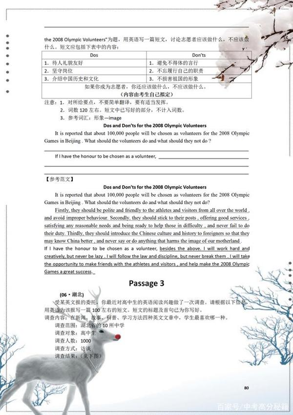 全国英语作文图表类考题荟萃,参考学习,从此作文更闪亮! 3