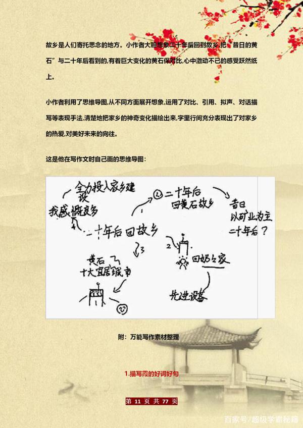 博士老爸有才:教儿子用“思维图”写作文!6年写作“一分不扣” 10