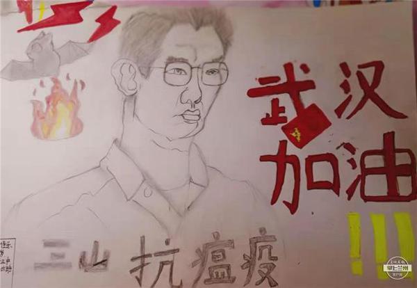 「战疫镜头」孩子们眼中的“疫情”丨兰州晨报绘画作文征集展② 1