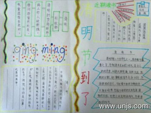 2020年清明文化手抄报 2