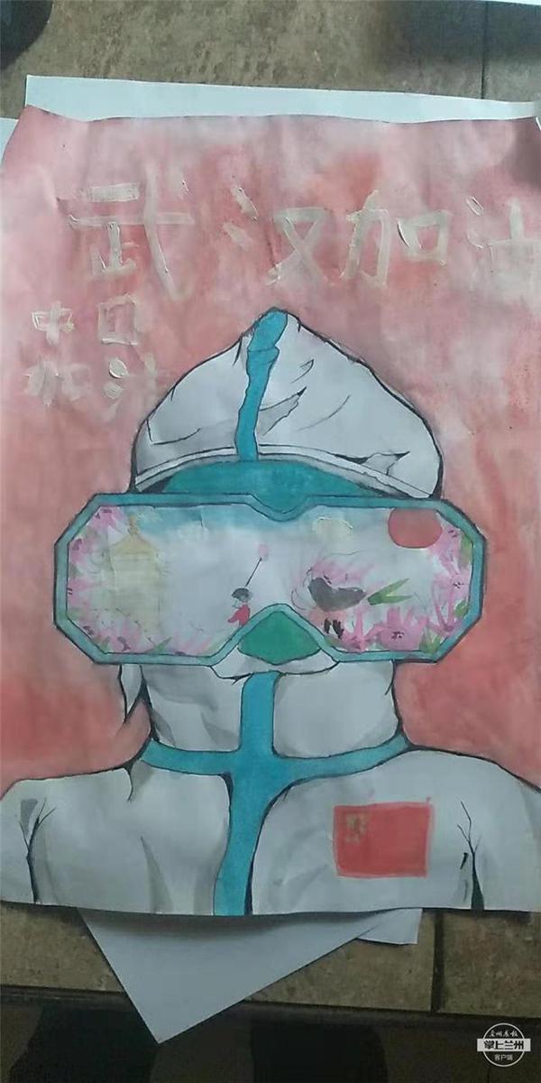 「战疫镜头」孩子们眼中的“疫情”丨兰州晨报绘画作文征集展② 12