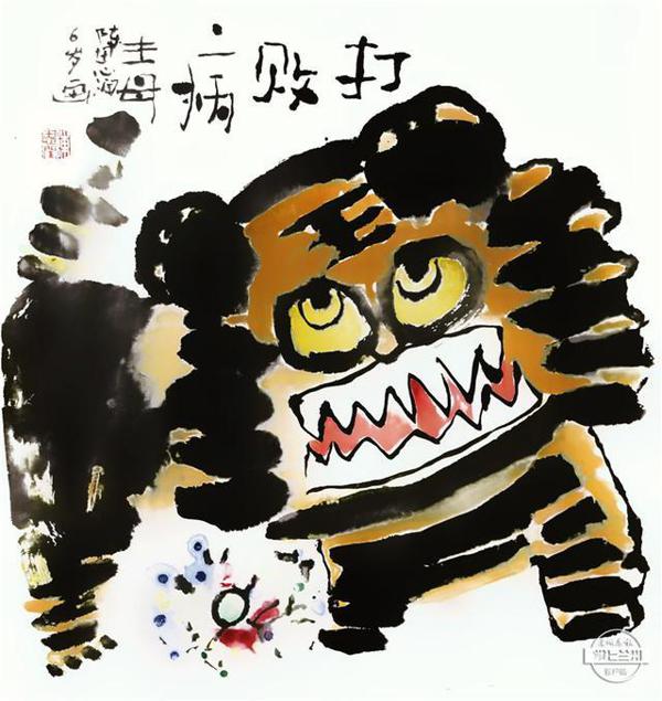 「战疫镜头」孩子们眼中的“疫情”丨兰州晨报绘画作文征集展② 15