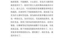 雪花洞 六年级暑假旅游作文1000字