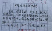 小学语文老师有多难？看了这些奇葩作文，网友：老师太难了