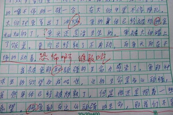 小学语文老师有多难?看了这些奇葩作文,网友:老师太难了 6
