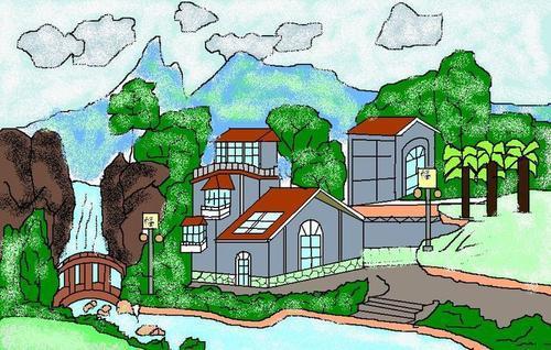 小学生描写家乡优秀作文2篇:我的家乡是一个山清水秀的小山村