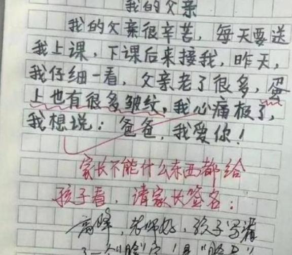 小学生“扫雷”作文大火,“妈妈3天没打我了”,网友:你命真大 5