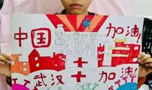 企石镇中心小学双胞胎姐妹写作文为医护人员和警察加油