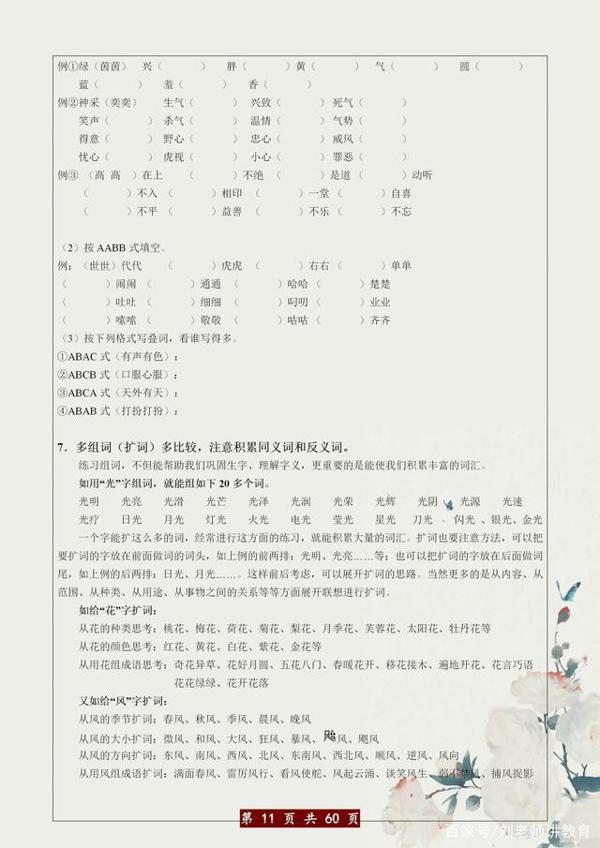 博士妈妈:小学作文素材+练习,打印给孩子,6年次次考100! 10