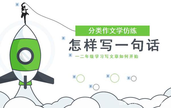 学习写作文应该从怎样写一句话开始