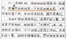 飞鸡学生优秀作文