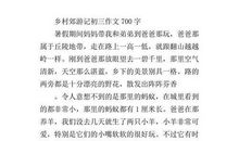 背负 初三作文700字