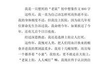 老鼠的世界 六年级想象作文800字