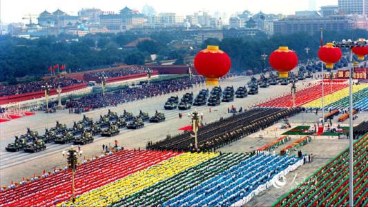 国庆节阅兵仪式观后感500字