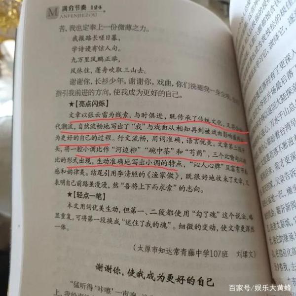 明星也有正能量!张云雷粉丝作文获满分,这才是追星的正确方式 5