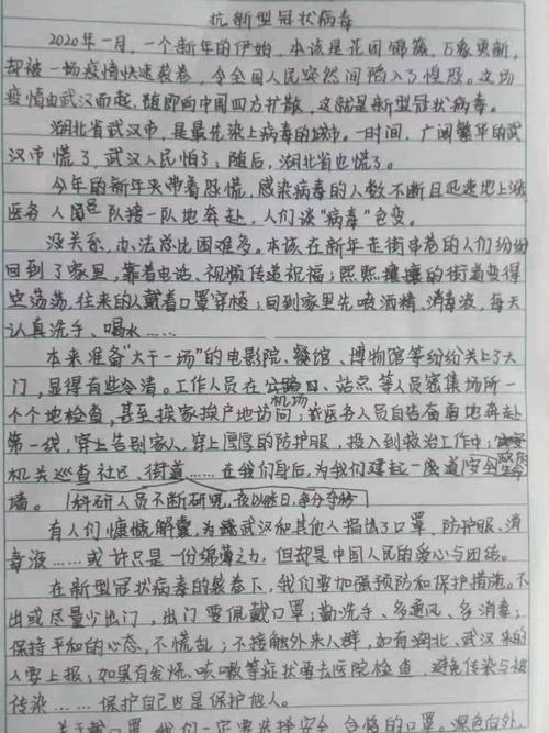 突发疫情下的作文700字 病毒危机