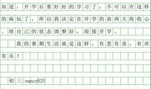 白 初三生活的颜色作文500字