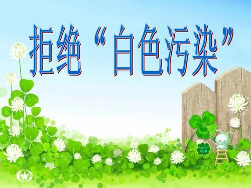 请拒绝白色污染作文