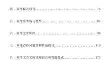高中语文三年考点解析：常考成语+古诗鉴赏+答题模式+作文指导
