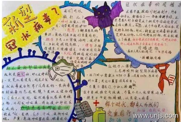 2020年预防新型肺炎手抄报 2