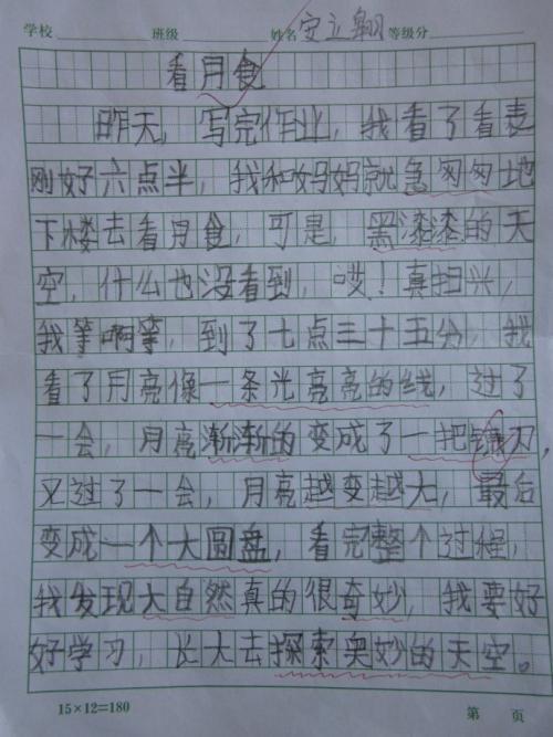 我们班的英雄作文