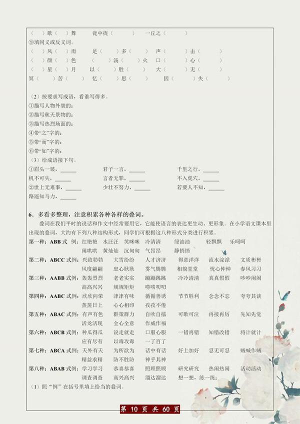 如果您的孩子正小学!请务必把这资料打印1份,作文“1分不丢”! 9