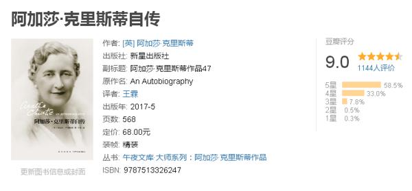我不是男人，因此我只能说这是一个女人的完美一生——《阿加莎·克里斯蒂自传》读后感 7